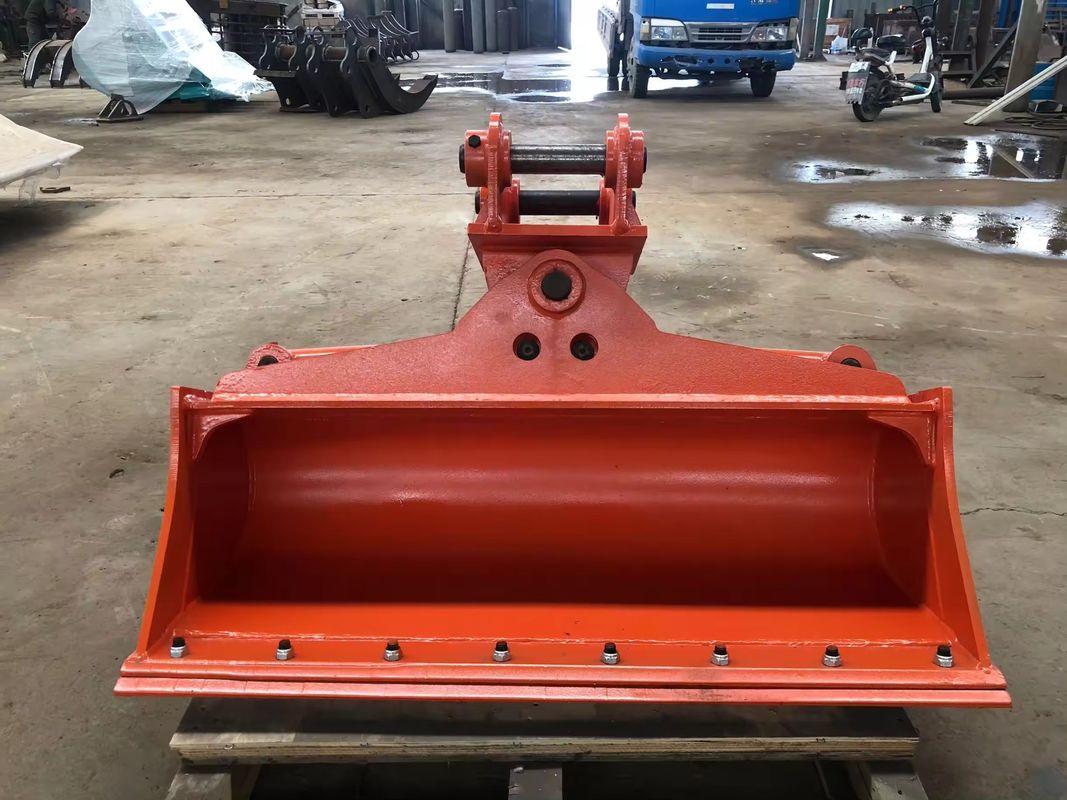 工場販売 45 度 ミニ掘削機 傾斜バケツ 2000mm 幅 90 度傾斜のための配置